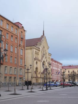 St. Petersburg, Russia, December 28, 2019, swedish church in St. Petersburg