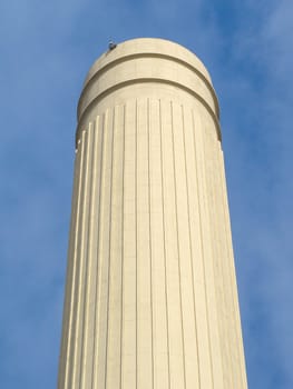 Chimney of Battersea Power Station in London, UK