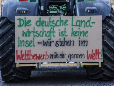 Farmers' demo on January 17th, 2020 in Magdeburg