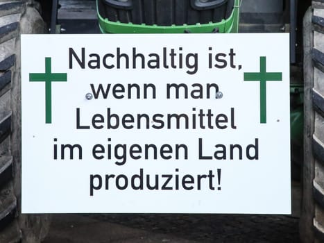 Farmers' demo on January 17th, 2020 in Magdeburg