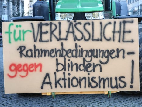 Farmers' demo on January 17th, 2020 in Magdeburg