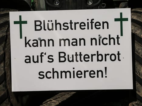 Farmers' demo on January 17th, 2020 in Magdeburg