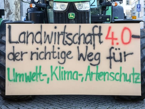 Farmers' demo on January 17th, 2020 in Magdeburg