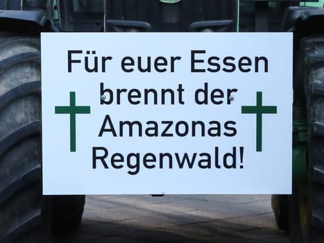 Farmers' demo on January 17th, 2020 in Magdeburg