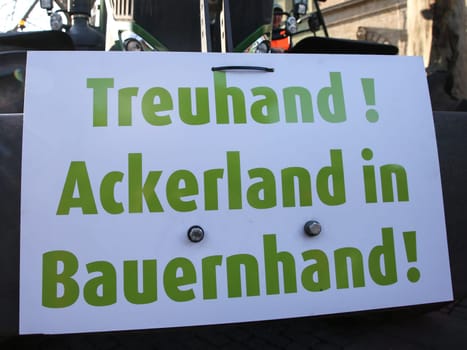 Farmers' demo on January 17th, 2020 in Magdeburg