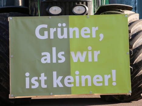 Farmers' demo on January 17th, 2020 in Magdeburg