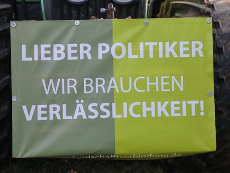 Farmers' demo on January 17th, 2020 in Magdeburg