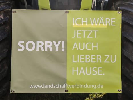 Farmers' demo on January 17th, 2020 in Magdeburg