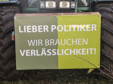 Farmers' demo on January 17th, 2020 in Magdeburg