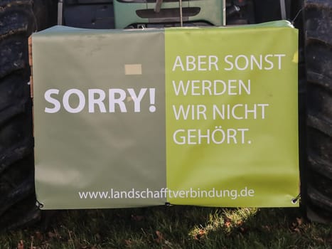 Farmers' demo on January 17th, 2020 in Magdeburg