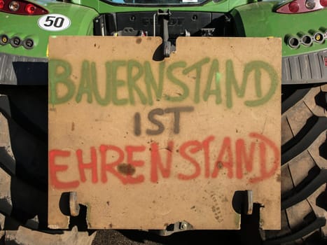 Farmers' demo on January 17th, 2020 in Magdeburg