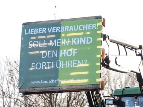 Farmers' demo on January 17th, 2020 in Magdeburg