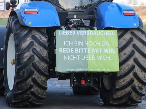 Farmers' demo on January 17th, 2020 in Magdeburg