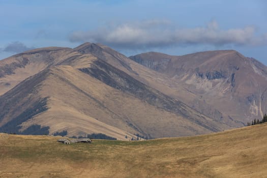 mountain landscape in The Fagaras Mountains, Romania