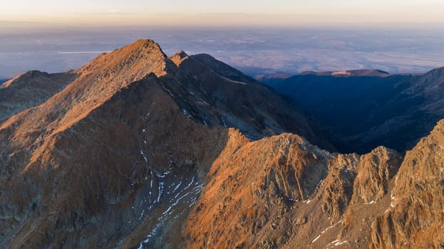 Fagaras Mountains, Romania. In the background Negoiu Peak 2535 m