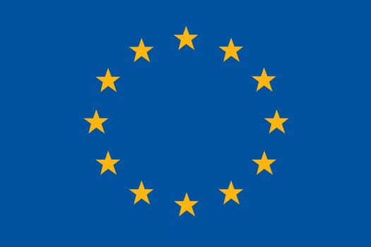 Flag of the European Union background illustration large file