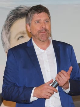 Singer Christian Lais on his promotional tour on January 18, 2020 in Magdeburg