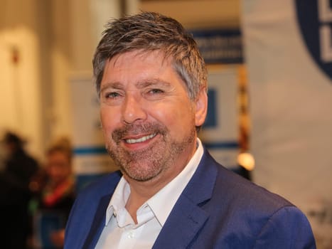 Singer Christian Lais on his promotional tour on January 18, 2020 in Magdeburg