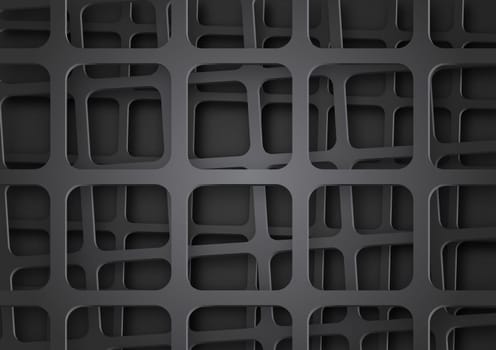 Abstract Dark Metal Mesh Background - Modern Graphic Design for Your Project
