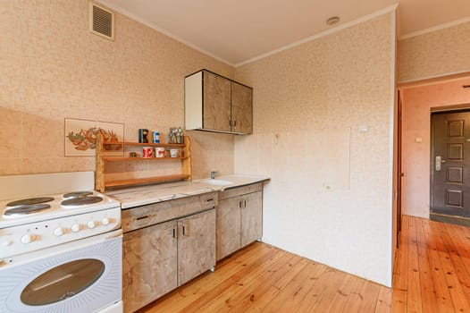 Russia, Moscow- September 10, 2019: interior room apartment modern bright cozy atmosphere. general cleaning, home decoration, preparation of house for sale