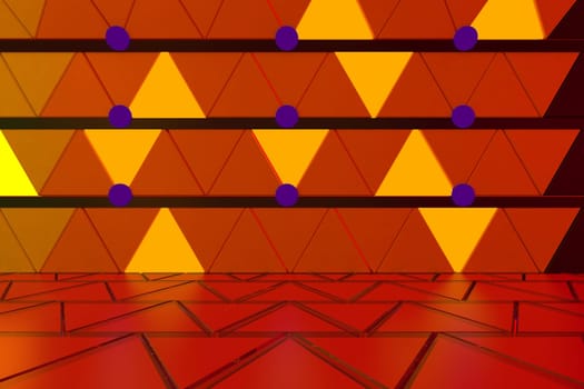 3d rendering of backgrounds abstract. 3d illustration of simple Geometric