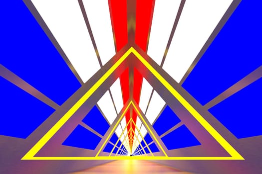 3d rendering of backgrounds abstract. 3d illustration of simple Geometric