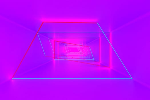 3d rendering of backgrounds abstract. 3d illustration of simple Geometric. Colorful illumination