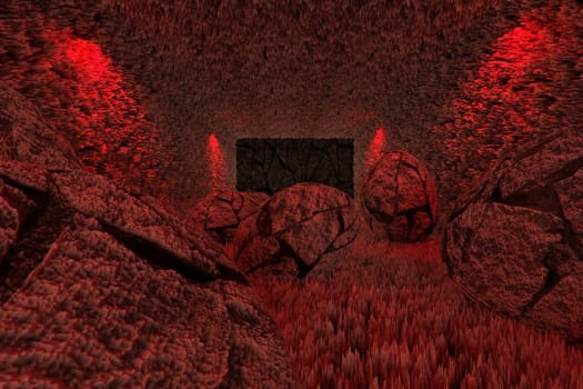 3d rendering of backgrounds abstract. 3d illustration of simple Geometric. Colorful illumination