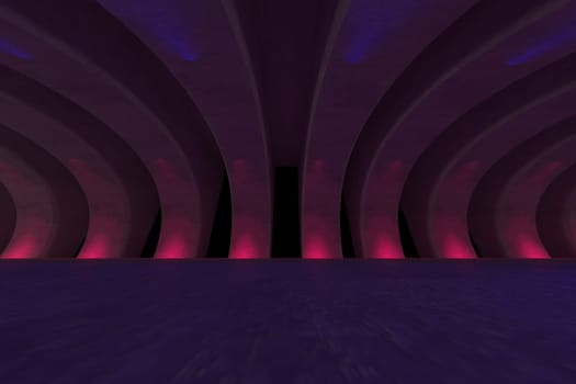 3d rendering of backgrounds abstract. 3d illustration of simple Geometric. Colorful illumination