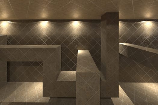 3d rendering of backgrounds abstract. 3d illustration of simple Geometric