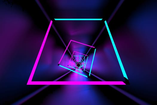 3d rendering of backgrounds abstract. 3d illustration of simple Geometric. Colorful illumination