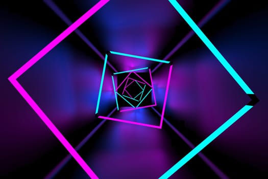 3d rendering of backgrounds abstract. 3d illustration of simple Geometric. Colorful illumination