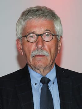 Thilo Sarrazin german SPD politician at a book reading on April 29, 2019 in Magdeburg Saxony Anhalt