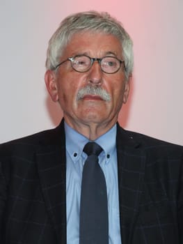 Thilo Sarrazin german SPD politician at a book reading on April 29, 2019 in Magdeburg Saxony Anhalt
