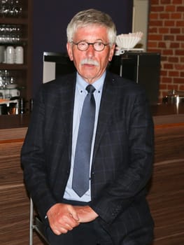 Thilo Sarrazin german SPD politician at a book reading on April 29, 2019 in Magdeburg Saxony Anhalt