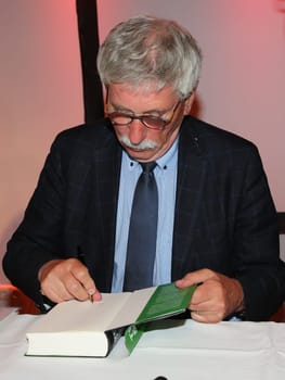 Thilo Sarrazin german SPD politician at a book reading on April 29, 2019 in Magdeburg Saxony Anhalt