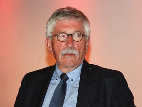 Thilo Sarrazin german SPD politician at a book reading on April 29, 2019 in Magdeburg Saxony Anhalt