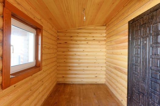 Russia, Moscow- September 10, 2019: interior room apartment modern bright cozy atmosphere. beautiful designer country house with wooden elements