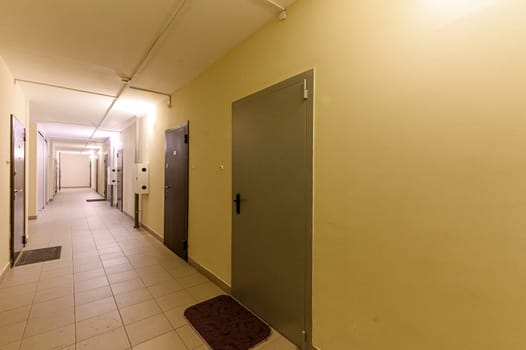 Russia, Moscow- September 10, 2019: interior room apartment public place, staircase