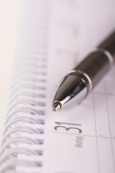 an Organlizer and a pen