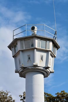 former border tower in Kühlsborn on the Baltic Sea