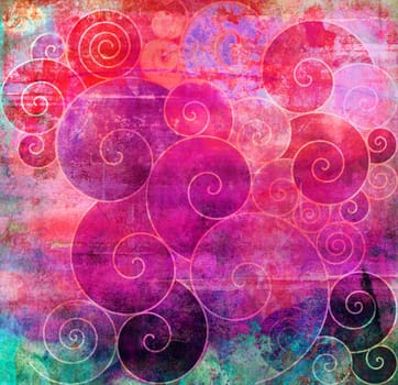 mixed media painting graphic textures contemporary