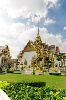 Wat Po Temple in sunny day