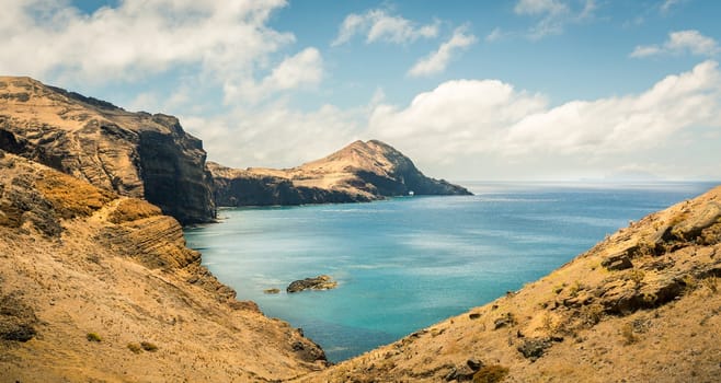 Wide view of summer ocean, Portugal