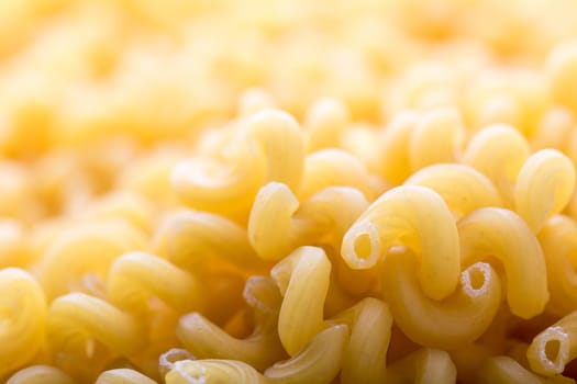 Macro view of macaroni heap