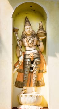 Buddha statue in a temple, Ceylon attractions, unesco heritage. Asia culture, bubbhism religion