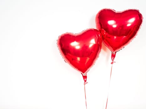 two balloon hearts