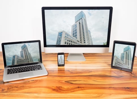 connected computers and mobile devices