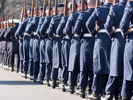 Bundeswehr soldiers of the Guard Regiment