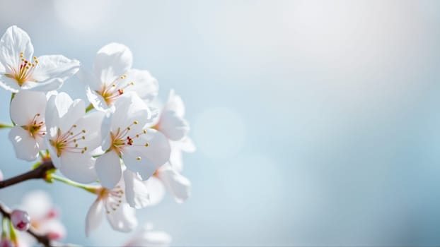 Flowers on an apple tree in spring. High quality photo